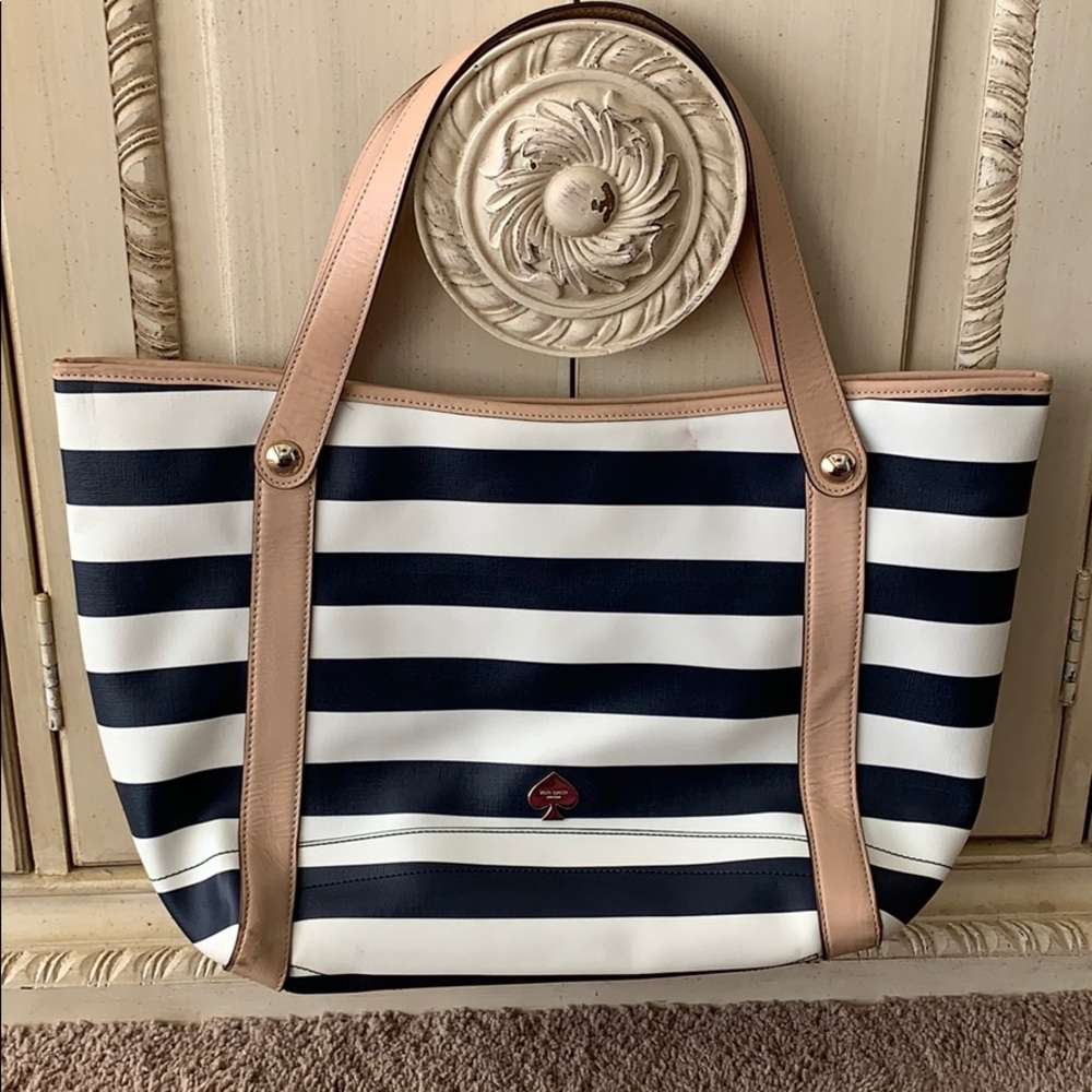 Kate Spade striped tote